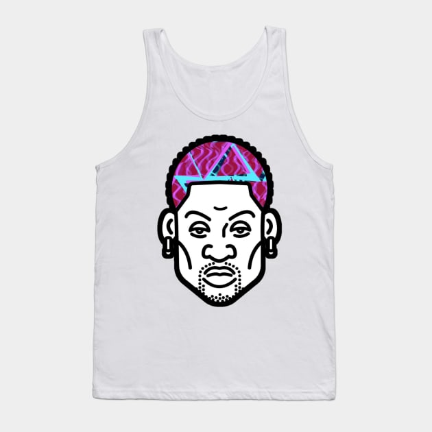 rodzilla-dennis Rodman design Tank Top by MN-STORE